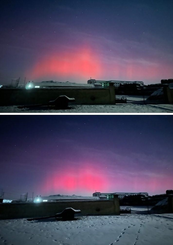 額爾古納の各地でオーロラを初観測　內(nèi)蒙古