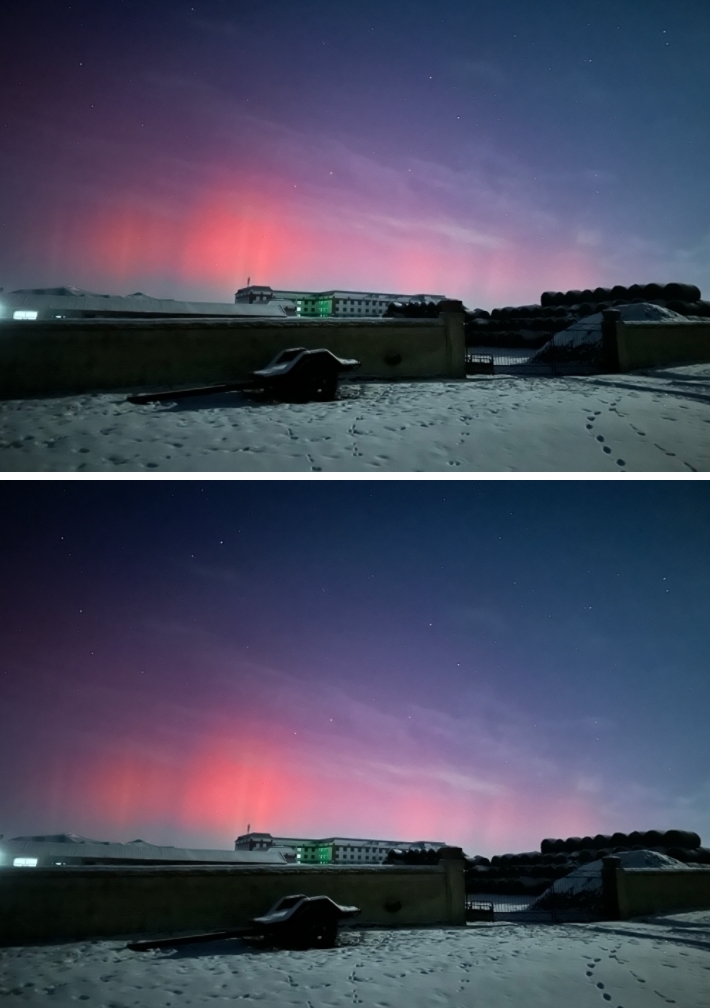 額爾古納の各地でオーロラを初観測　內(nèi)蒙古