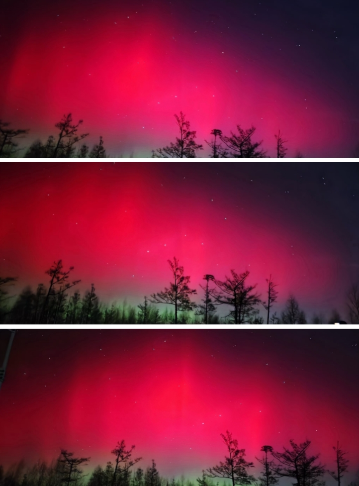 額爾古納の各地でオーロラを初観測　內(nèi)蒙古