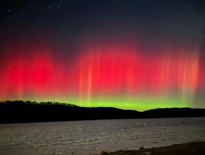 額爾古納の各地でオーロラを初観測(cè)　內(nèi)蒙古