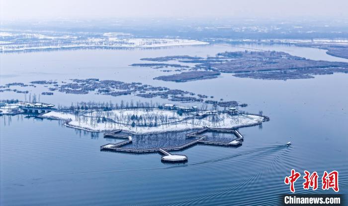 雄安新區(qū)が一面の銀世界に　河北省