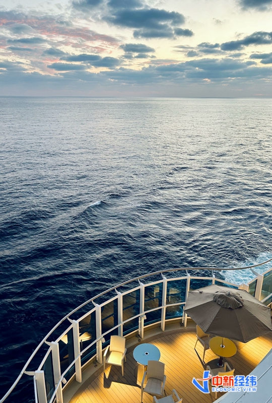 テスト航海中の「愛達?魔都（ADORA MAGIC CITY）」。（寫真提供は小阿飛さん）