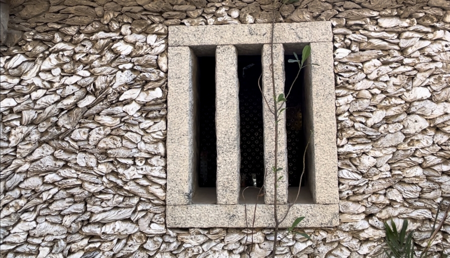 アフリカ東海岸から福建省泉州市に運(yùn)ばれた牡蠣の殻を使った外壁「蚵殼厝」