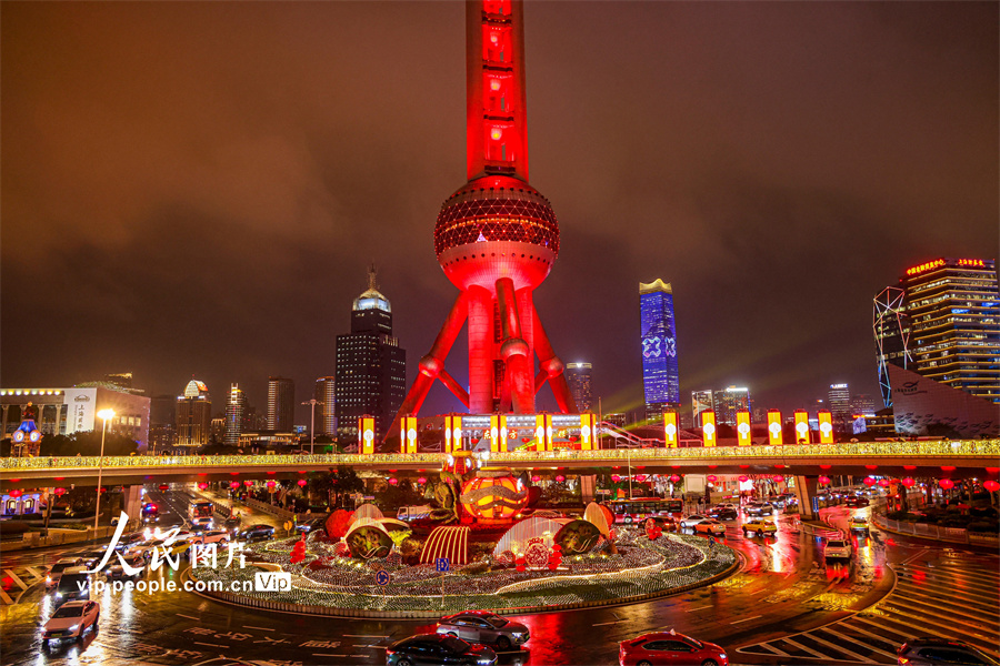 華やかな飾り付けを施し、春節(jié)を歓迎するイベントスタート　上海