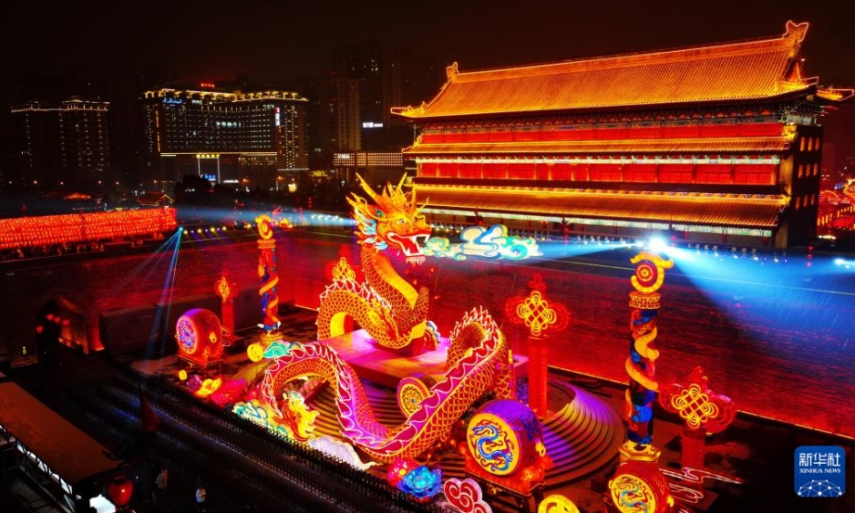 色鮮やかなランタンで彩られた春節(jié)前の古都?西安　陝西省