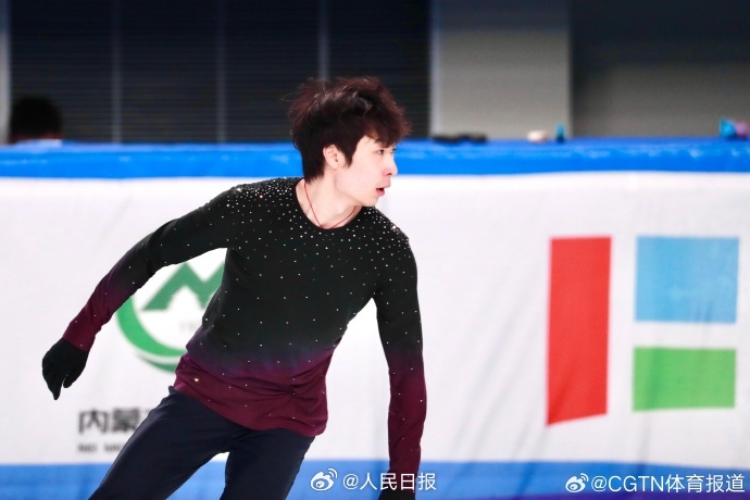 第14回冬季運動會　金博洋選手がフィギュア男子シングルで優(yōu)勝　內(nèi)蒙古