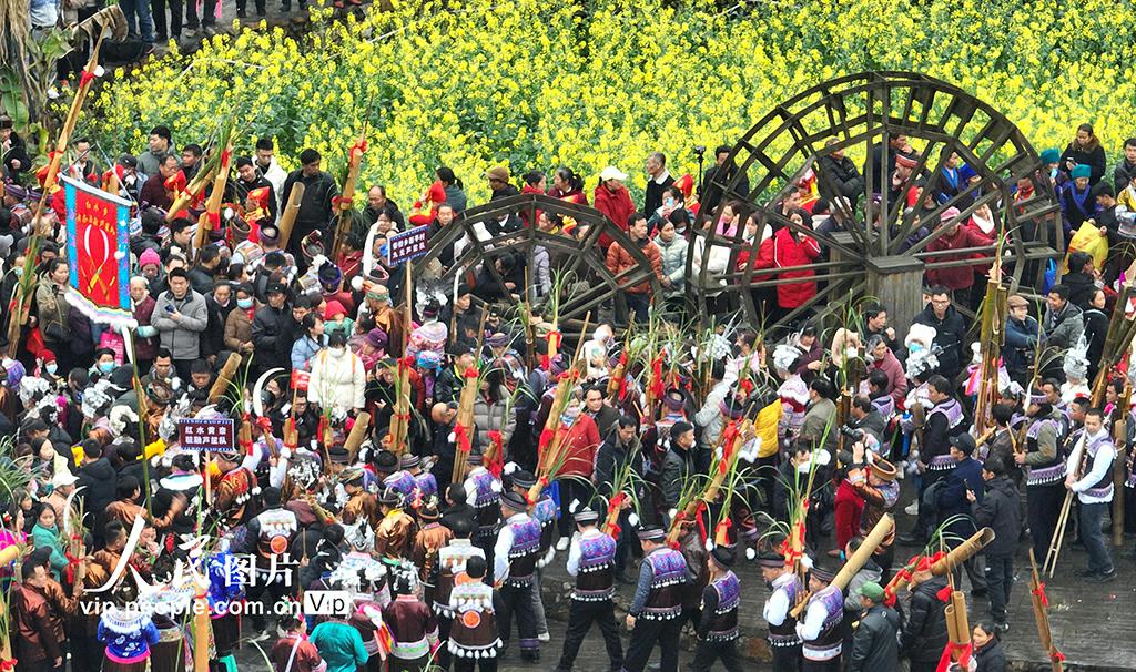 文化と観光の融合を促進(jìn)する伝統(tǒng)の祭り　広西?融水