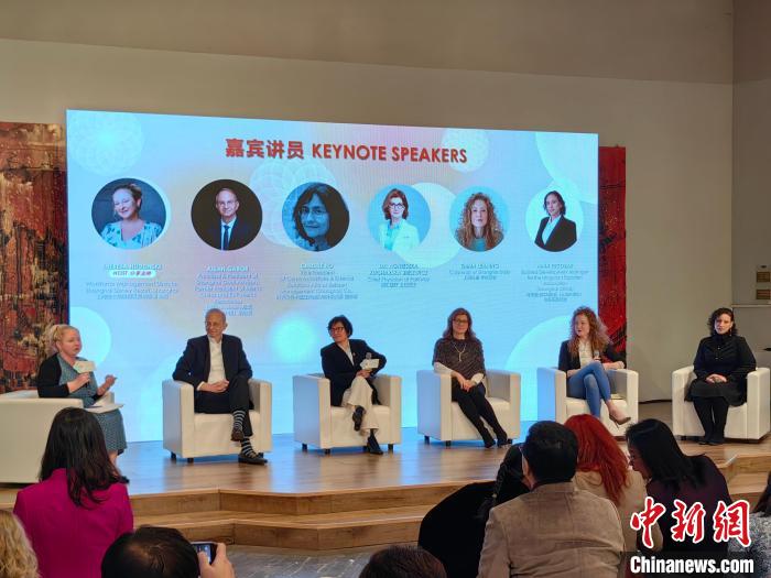 3月6日、上海市長(zhǎng)寧區(qū)で開かれた「國(guó)際ビジネスシェアイベント」（撮影?範(fàn)宇斌）。