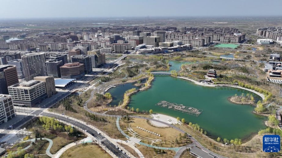 新たな姿を見(jiàn)せる「未來(lái)都市」　河北省雄安新區(qū)