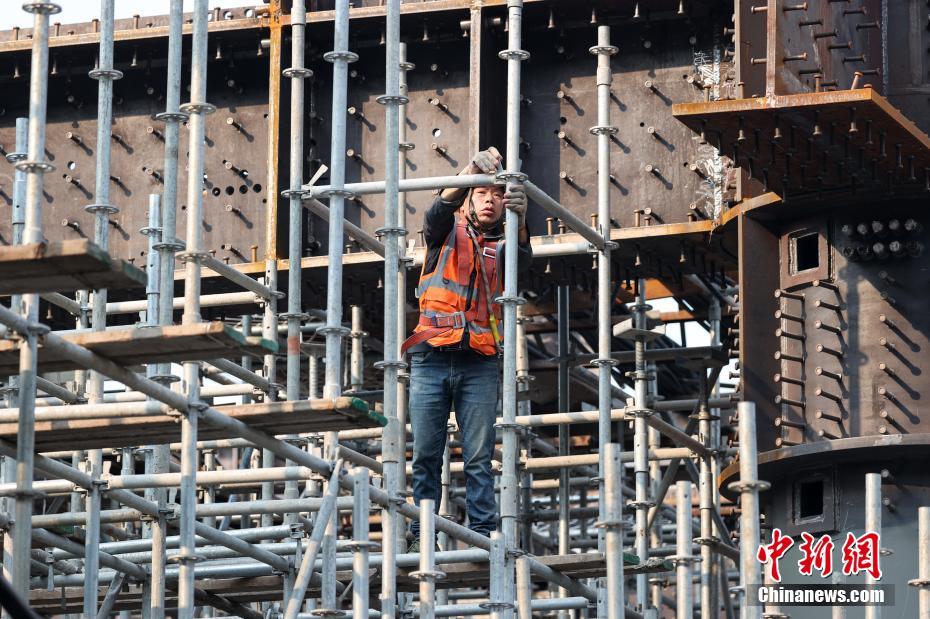 急ピッチで建設(shè)が進む北京城市副中心駅
