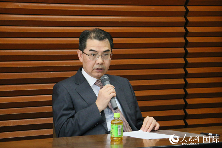 講演を行う中國(guó)の呉江浩駐日大使(撮影?許可)