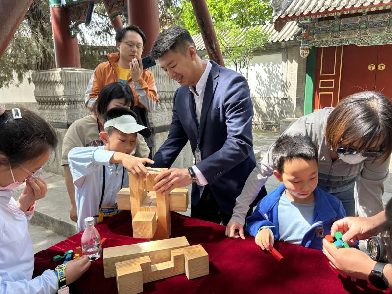 頤和園で行われた科學(xué)教育イベント。（寫(xiě)真提供は北京市公園管理センター）