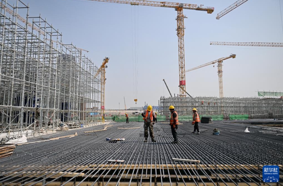 建設(shè)が著実に進(jìn)む雄忻高速鉄道の雄安地下區(qū)間　河北省