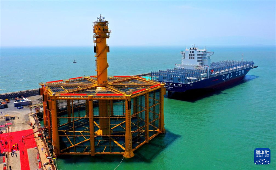 大型スマート深海養(yǎng)殖用ケージ「深藍(lán)2號(hào)」が完成