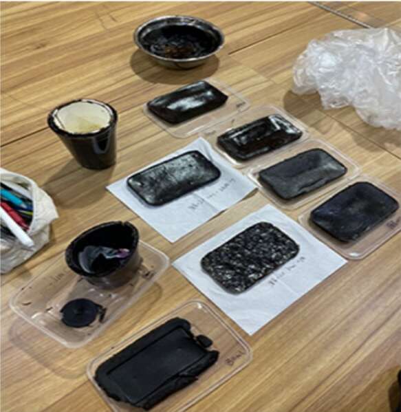 學(xué)生が実験の際に作った試作品。