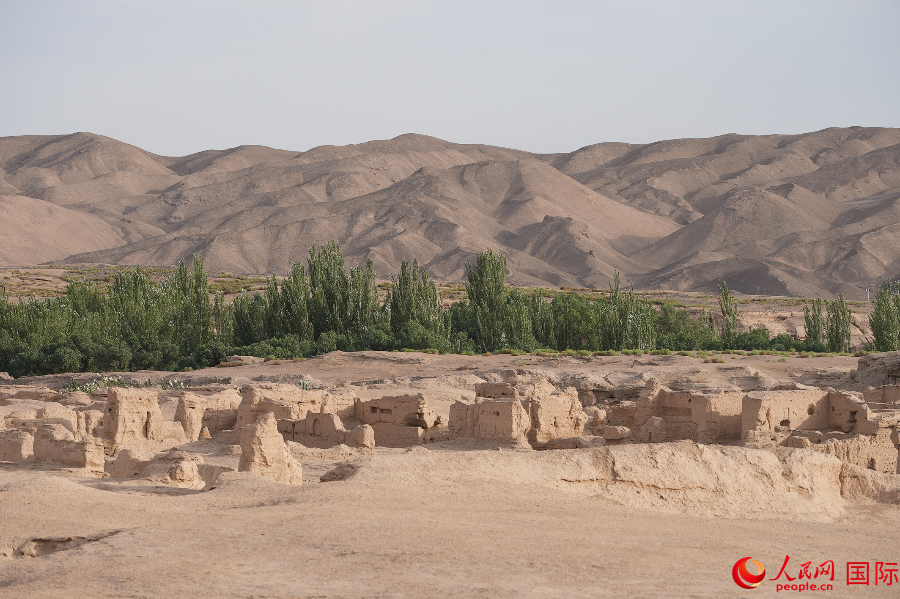 日本の創(chuàng)価學會青年代表団が新疆の「交河故城」を見學