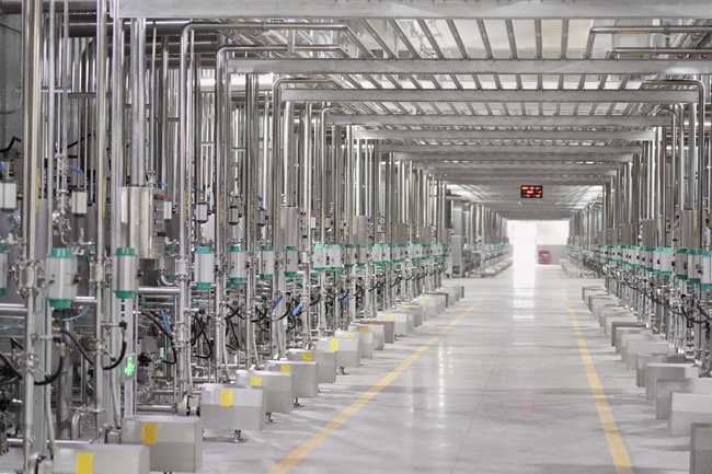 太極集団重慶涪陵製薬工場(chǎng)竜橋中醫(yī)薬抽出作業(yè)場(chǎng)。撮影?劉禕