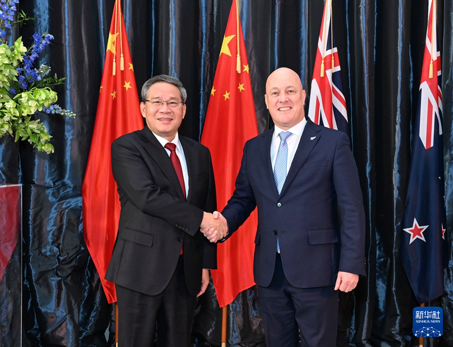 李強(qiáng)総理、ニュージーランドのラクソン首相と會(huì)談