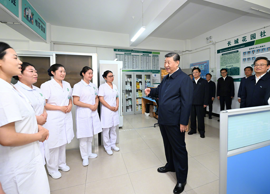 習(xí)近平総書記が寧夏回族自治區(qū)を視察「住民へのサービスをよりきめ細(xì)やかに」