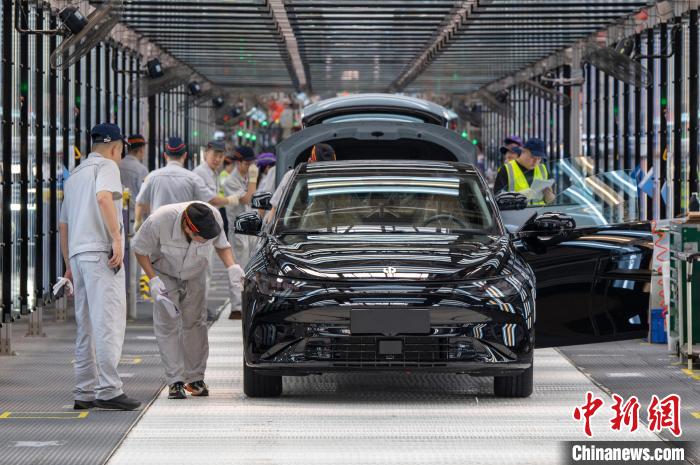 新エネ車納品臺數(shù)が6月に過去最多に　浙江省金華市