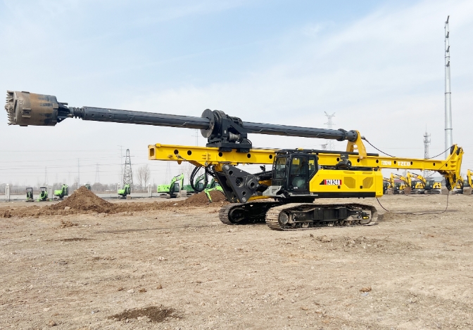 山西初のロータリー掘削リグがラインオフ