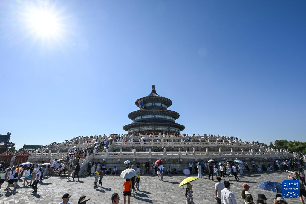 天壇の祈年殿。（撮影?陳曄華）