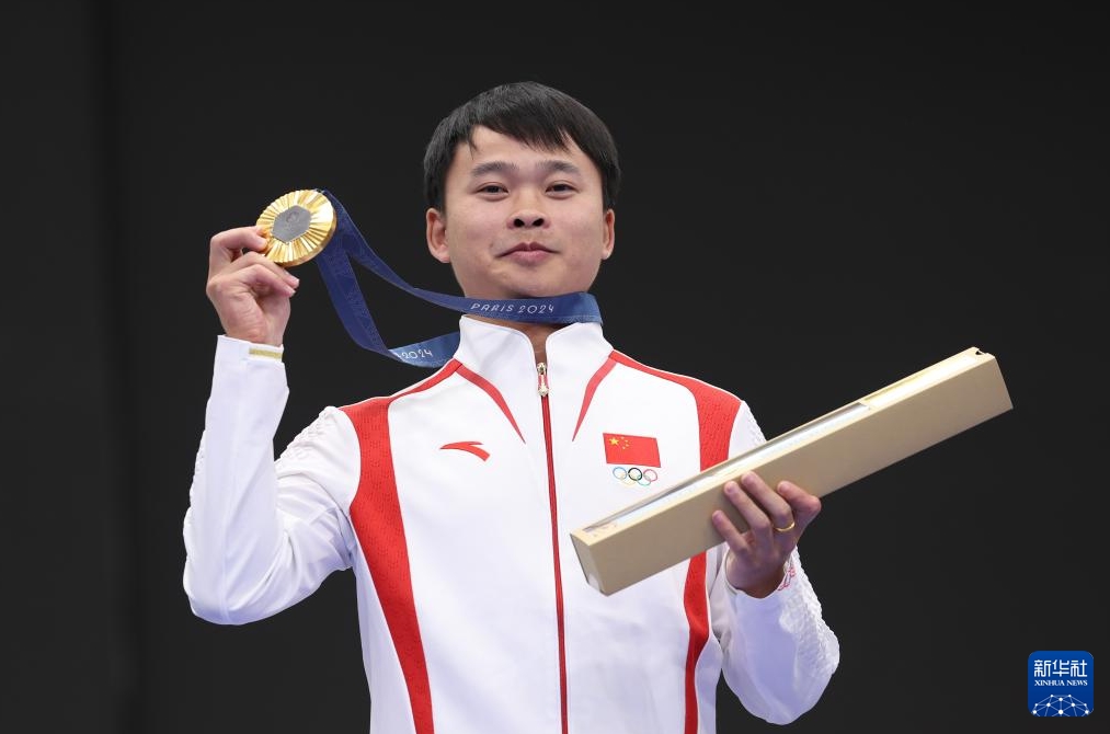 射撃男子10メートルエアピストル、中國の謝瑜選手が金　パリ五輪
