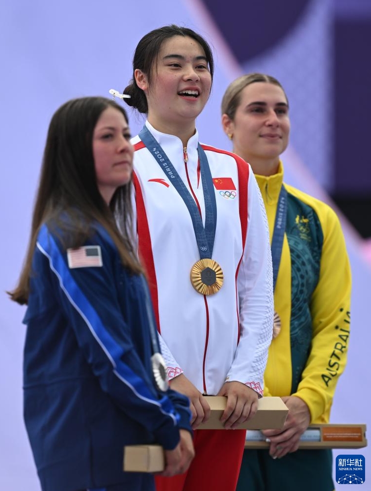 自転車BMXフリースタイル?パーク女子で中國の鄧雅文選手が金　パリ五輪