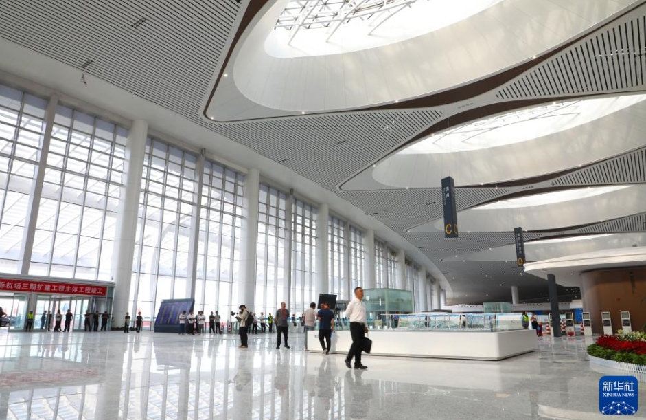 蘭州中川國際空港第三期拡張プロジェクトの主體工事が完了　甘粛省