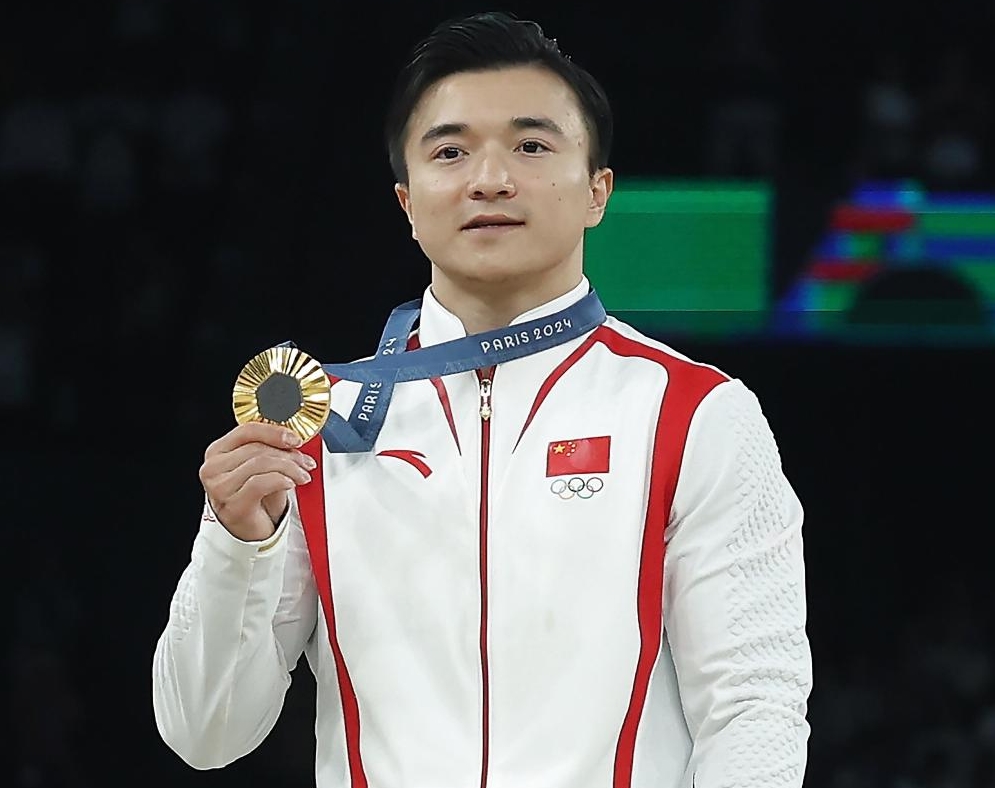 體操男子種目別つり輪で中國の劉洋選手が二連覇　パリ五輪