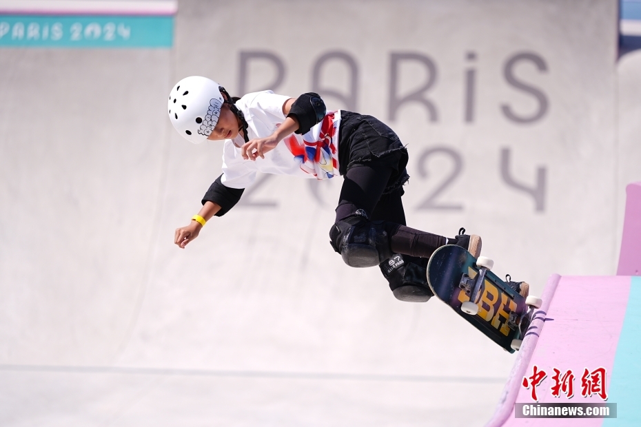 中國(guó)代表団最年少！ 11歳の女子選手がスケボー予選に登場(chǎng)　パリ五輪