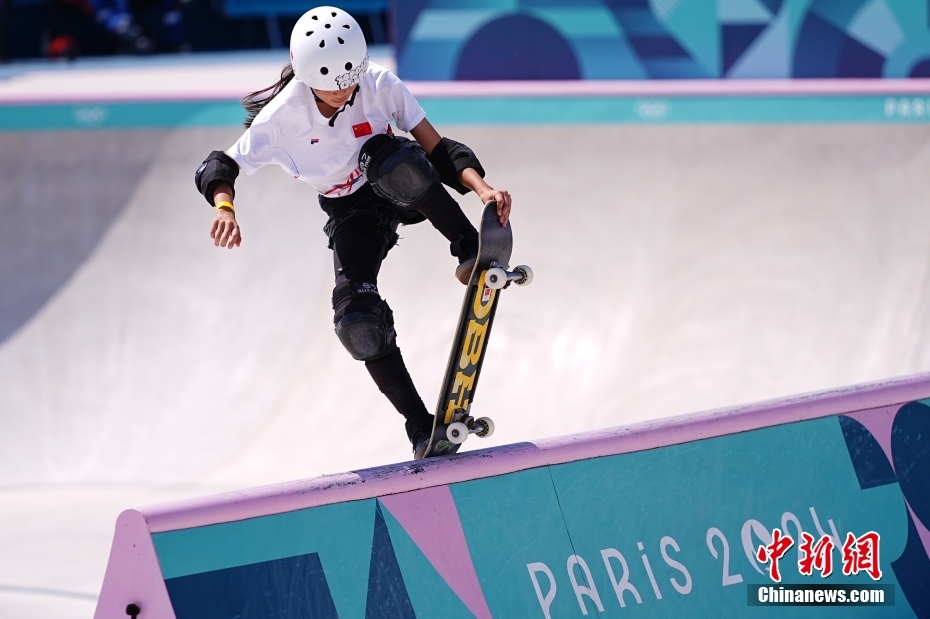 中國代表団最年少！ 11歳の女子選手がスケボー予選に登場　パリ五輪