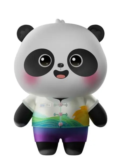 第12回ワールドゲームズの大會(huì)マスコット「蜀寶（ShuBao）」（寫真提供?ワールドゲームズ成都大會(huì)組織委員會(huì)）。