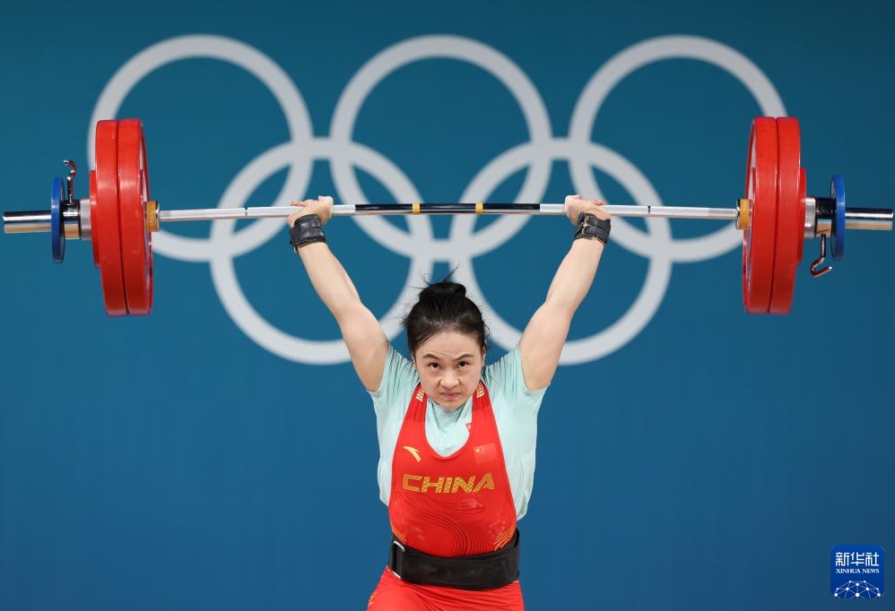 ウエイトリフティング女子59キロ級で中國の羅詩芳選手が金　パリ五輪