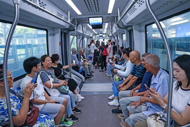 車內(nèi)の様子。