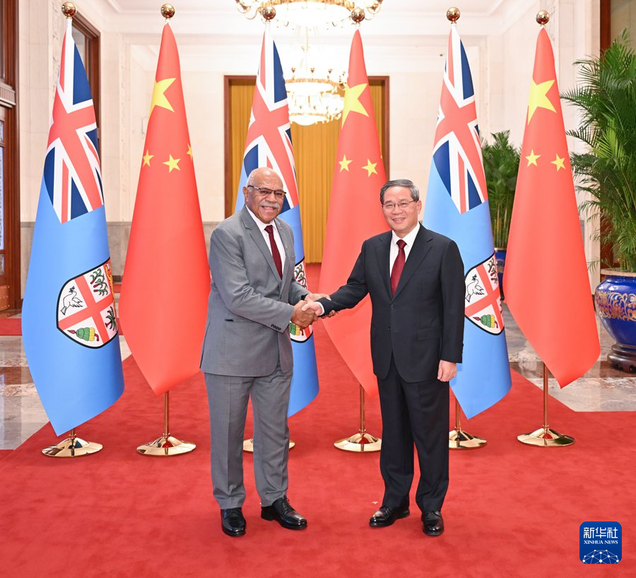 李強(qiáng)総理がフィジーのランブカ首相と會(huì)談