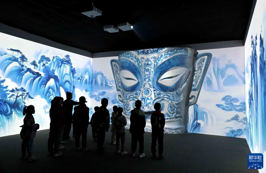 三星堆をテーマにした沒入型體験展が開幕　河北省石家荘