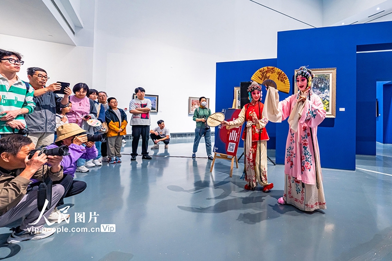 美術(shù)館で昆曲を鑑賞　江蘇?蘇州