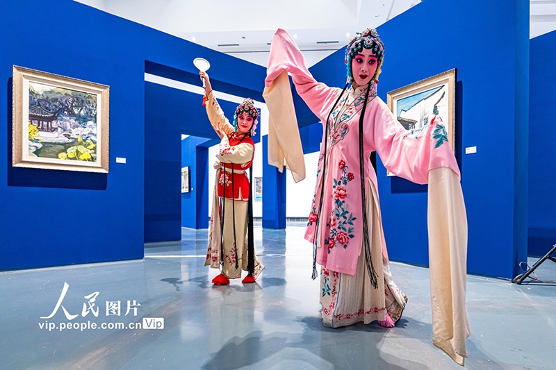 美術(shù)館で昆曲を鑑賞　江蘇?蘇州