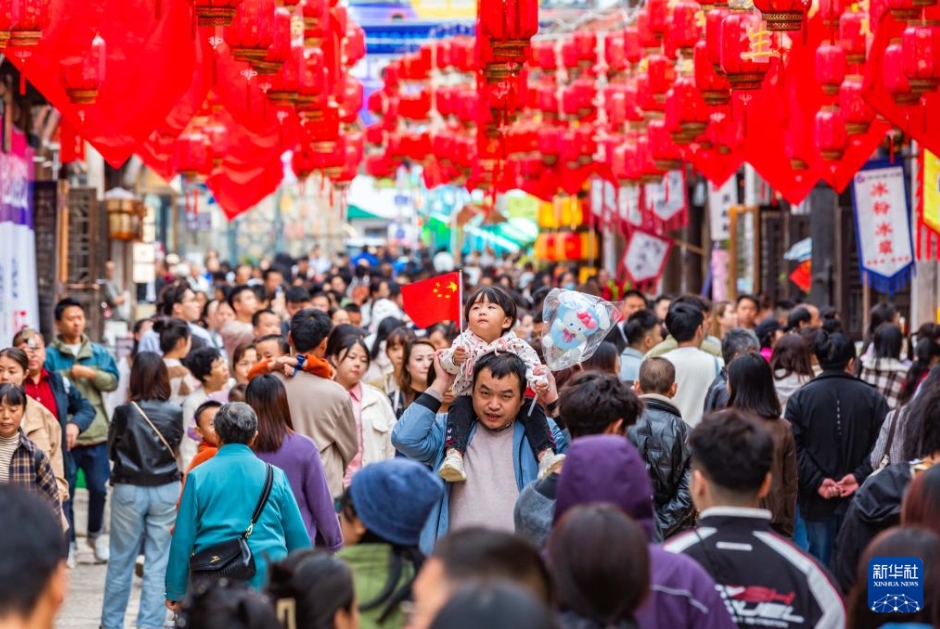 2024年國慶節(jié)連休の中國國內旅行者數(shù)は延べ7億6500萬人に