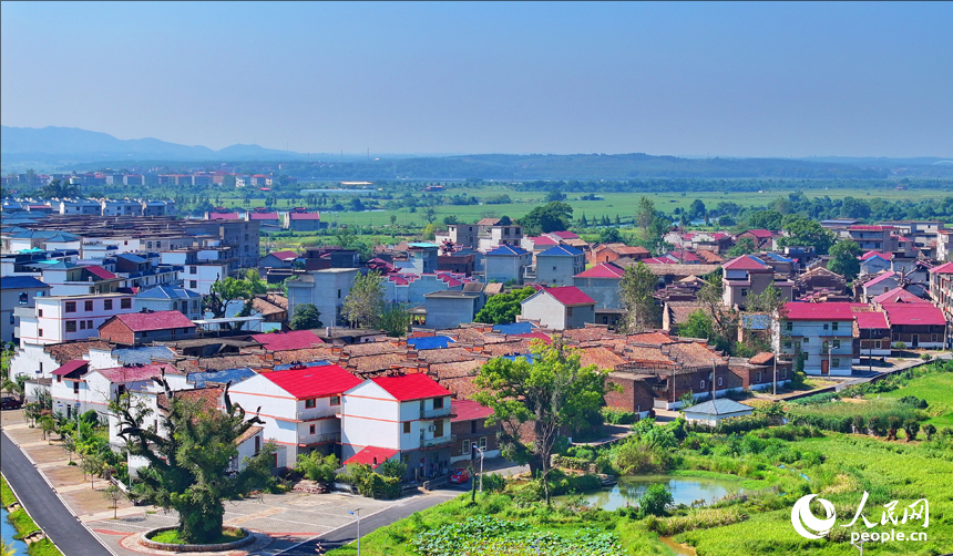 自然豊かな美しい農(nóng)村風景　江西省吉水