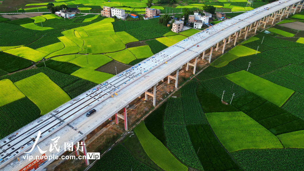 年內(nèi)開(kāi)通目指し、建設(shè)進(jìn)む連賀高速道路の賀江特大橋　広西?賀州