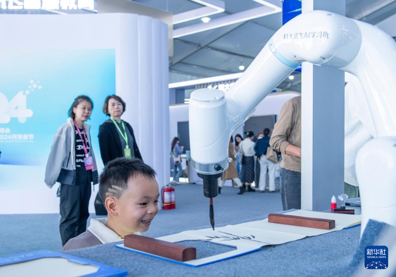 さまざまなAI技術(shù)応用例を紹介する世界聲博會　安徽省合肥