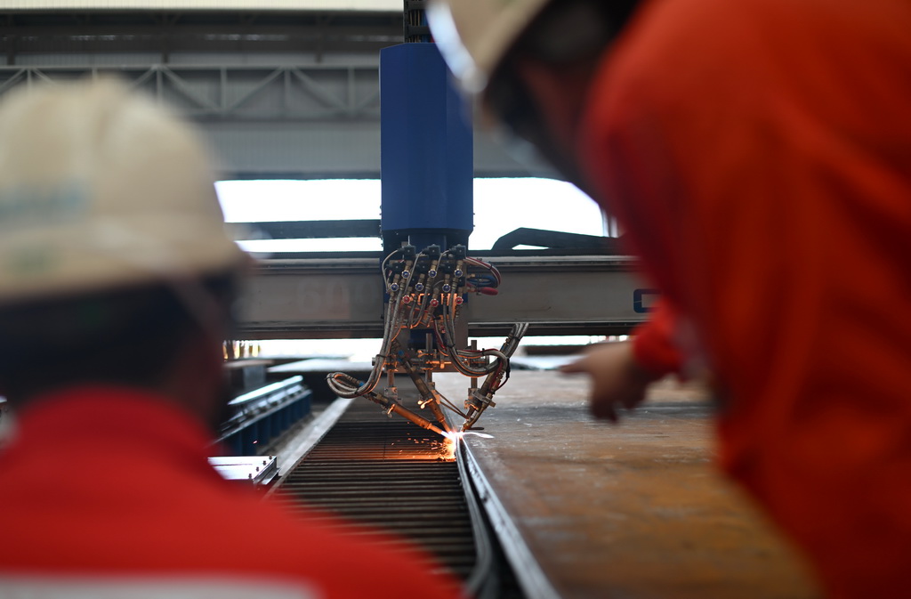 中國初の海洋石油?ガス生産設備「スマート工場」が全面操業(yè)開始