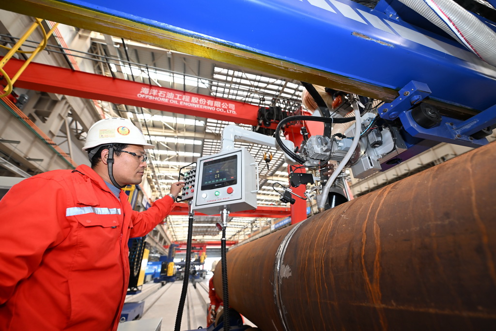 中國初の海洋石油?ガス生産設備「スマート工場」が全面操業(yè)開始