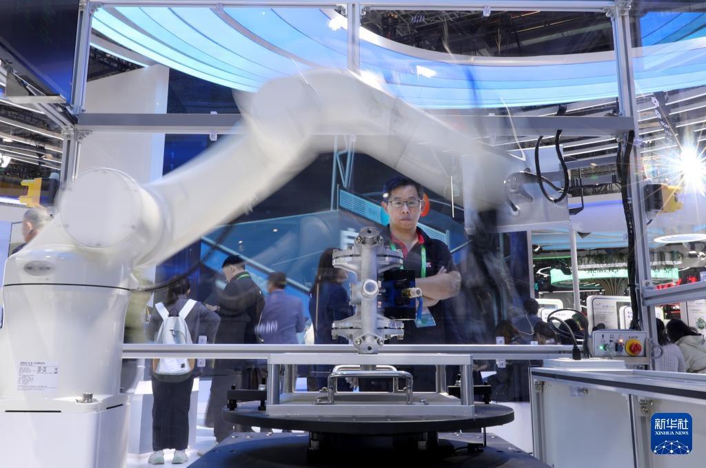 第7回輸入博、技術(shù)裝備展示エリアに示されたテクノロジーの力