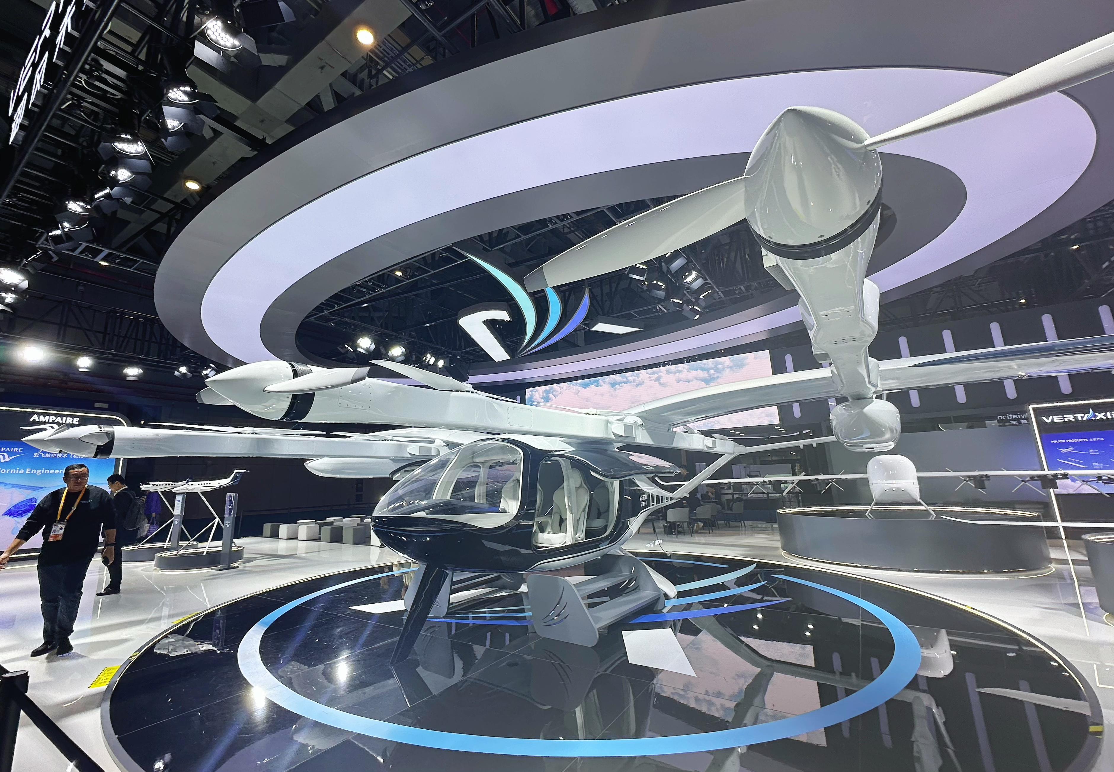 御風未來2トンクラス大型M1 eVTOL有人実機（撮影?劉垠）。