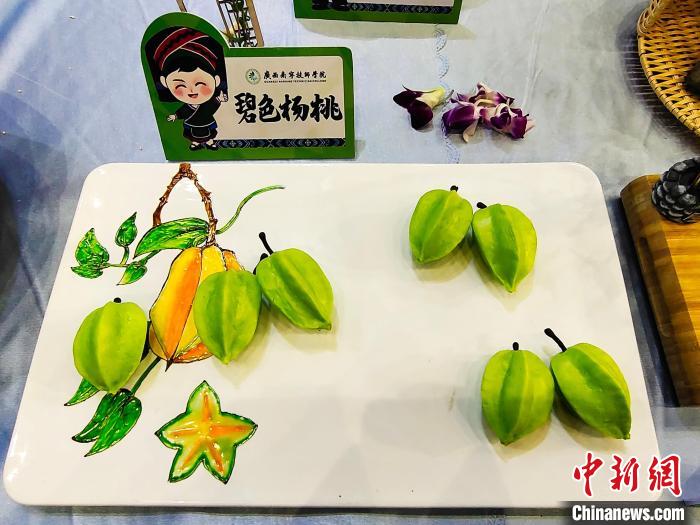 小麥粉で作ったフルーツ「麺果」　広西