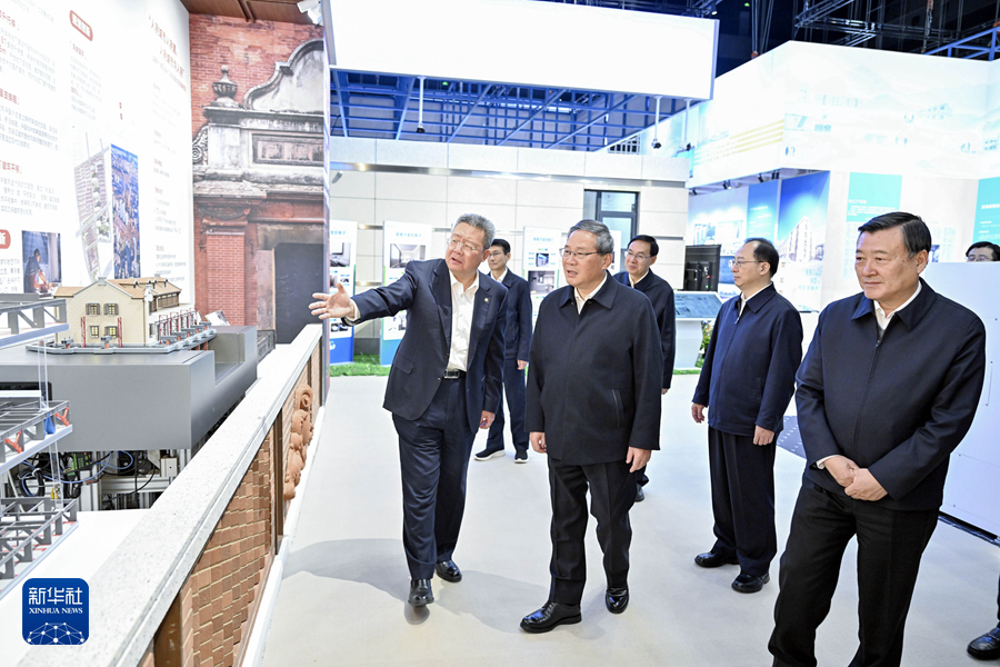 李強(qiáng)総理が中國建築科學(xué)技術(shù)展を見學(xué)「國民のハイクオリティ居住ニーズによりよく応える」
