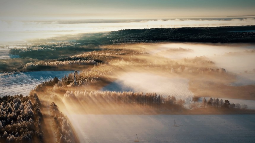 霧氷と雲(yún)海が織りなす絶景　黒竜江省黒河